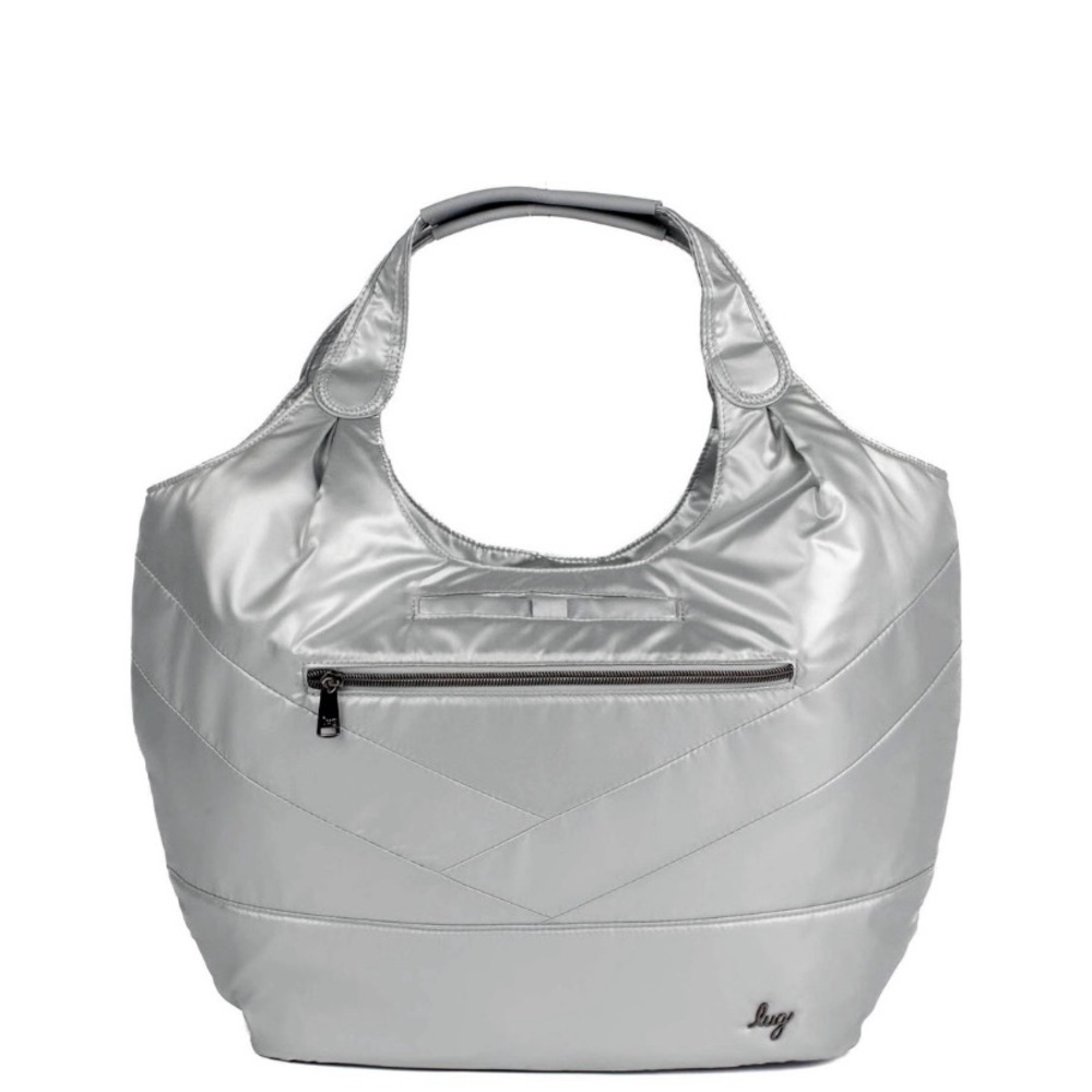 NWT Lug Gondola Tote - Metallic Silver